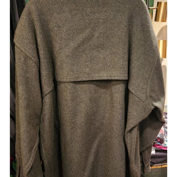 VINTAGE Woolrich Men's Green Wool/Nylon Button-Up Shirt Jacket XL - Picture 3 of 16